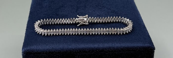 Sterling Silver CZ Tennis Bracelet