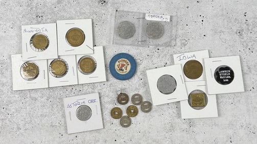 Collection of Trade Tokens