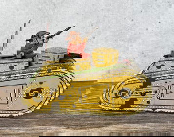 Marx Doughboy Tin Toy Tank