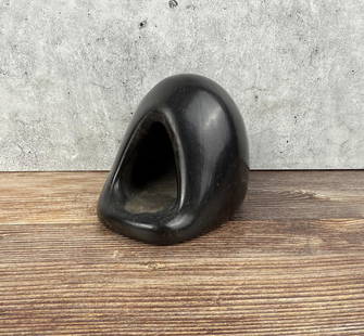 San Ildefonso Pueblo Pottery Horno Oven: 3 5/8" by 2 3/4" by 2 3/4"