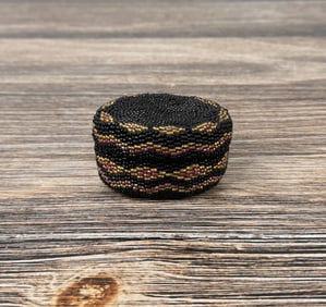 Paiute Native American Indian Beaded Basket