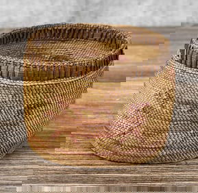 Makah Northwest Coast Native American Basket