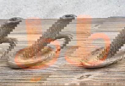 Tomasita Montoya San Juan Pueblo Candlesticks