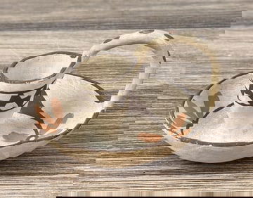 Acoma Pueblo Pottery Candlestick