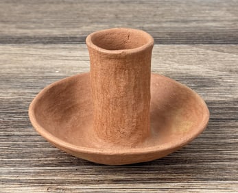 Chamula Mexico Pottery Candlestick
