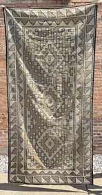 Room Size Navajo Indian Two Grey Hills Rug
