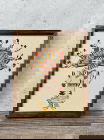 Navajo Indian Kachina Sand Painting