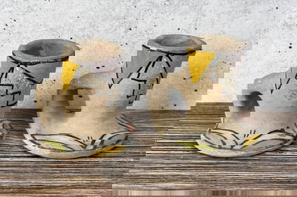 Jemez Pueblo Pottery Candlesticks