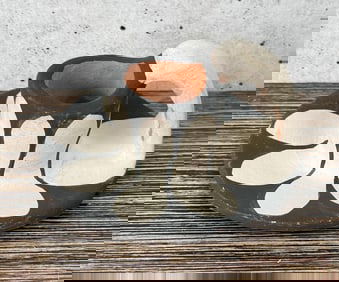 Genevieve Garcia Santo Domingo Pueblo Candlestick