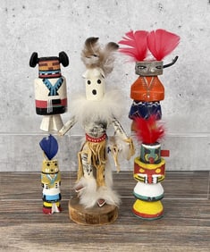 Collection of Hopi Indian Kachina Dolls