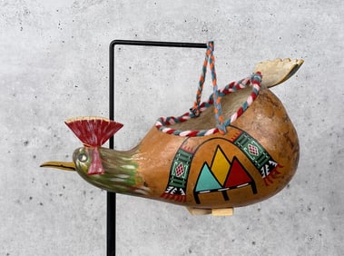 Navajo Painted Gourd Chicken