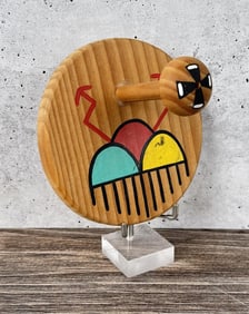 Vincent Seckletstewa Hopi Indian Kachina Coat Hook