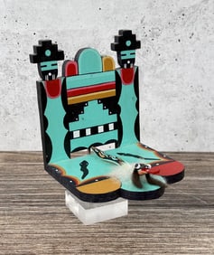 T. Yatsattie Zuni Carved Kachina Sculpture