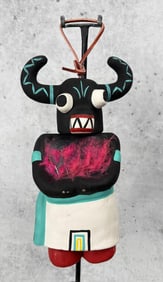 Hopi Indian Clay Kachina Wind Chime Bell