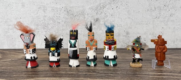 Collection of Hopi Indian Kachina Dolls