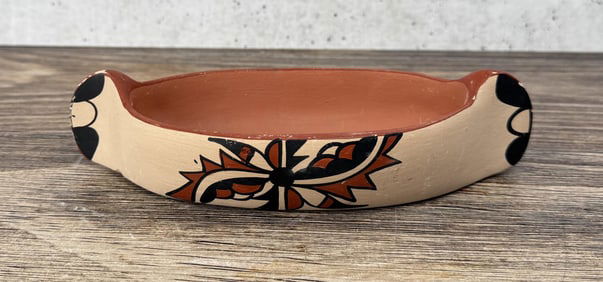 Jemez Pueblo Pottery Canoe