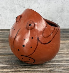Phyllis Johnson Cerna Maricopa Frog Effigy Pot