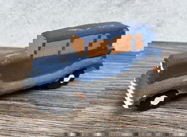 Navajo Indian Folk Art Clay Car