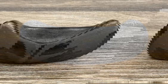 Santa Clara Pueblo Pottery Canoe