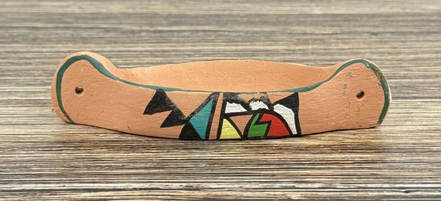 PT Jemez Pueblo Pottery Canoe
