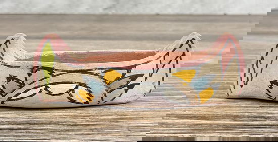 Jemez Pueblo Pottery Canoe