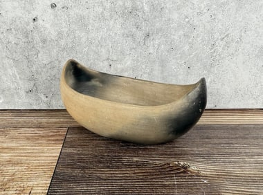 Cherokee Catawba Pottery Canoe