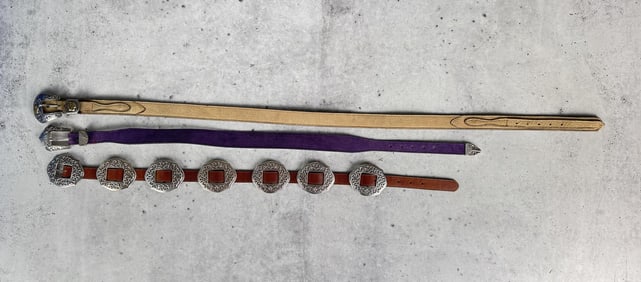 Collection of Western Cowgirl Belts Roper Brighton