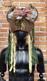 Blackfoot Montana Indian Buffalo Horn Headdress