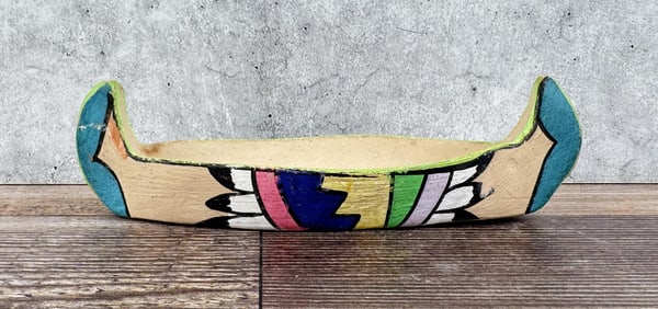Jemez Pueblo Pottery Canoe