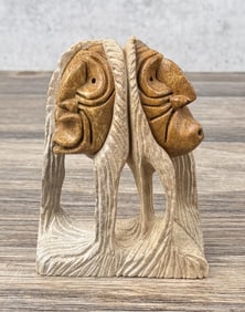 Chris Sandy Iroquois Native American Carving