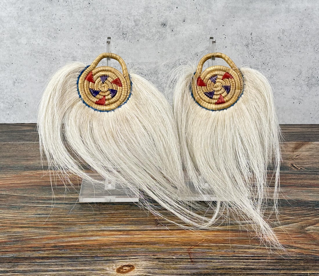 Alaskan Inuit Yupik Eskimo Woven Dance Fans (1 of 4)