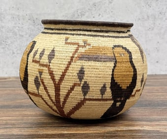 Toucans Wounaan Embera Rainforest Basket