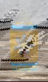 Paiute Native American Indian Beaded Bottle