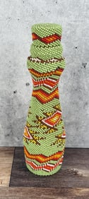 Paiute Native American Indian Beaded Bottle