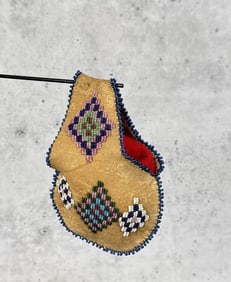 Apache Native American Indian Beaded Pouch