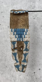 Ute Native American Indian Beaded Tail Bag