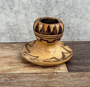 Hopi Indian Pottery Candlestick