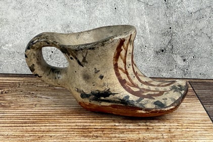 Cochiti Pueblo Pottery Boot Moccasin Shoe
