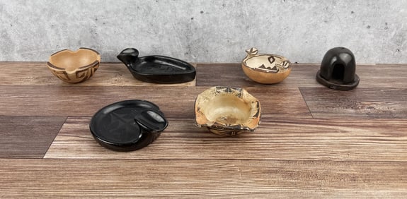 Collection of Hopi and Santa Clara Pottery