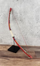 Hopi Pueblo Polychrome Painted Bow