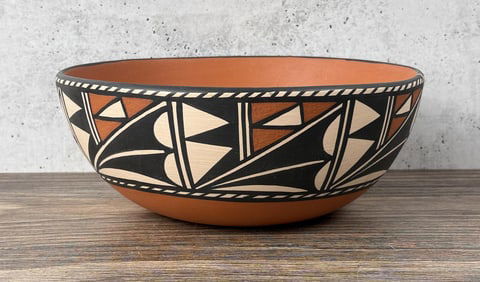 Pedro Lovato Santo Domingo Pueblo Bowl
