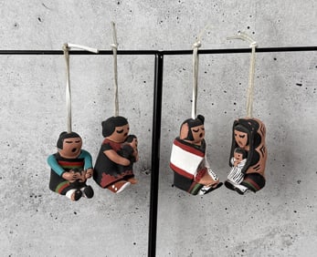 Cochiti Pueblo Storyteller Christmas Ornaments