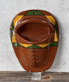 Hupa Hoopa California Indian Pottery Wall Pocket