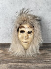 Alaskan Inuit Eskimo Caribou Mask