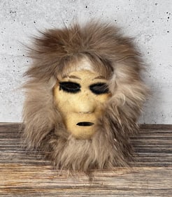 Alaskan Inuit Eskimo Caribou Mask