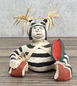 N. Root Koshare Hopi Indian Clay Clown