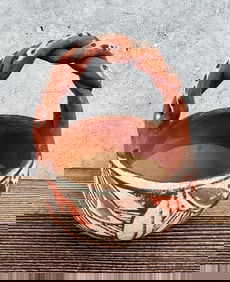 Isleta Pueblo Pottery Basket