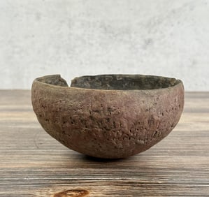 Ancient Salado Indian Corrugated Bowl Pot