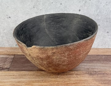 Ancient Salado Indian Corrugated Bowl Pot