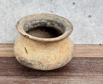 Ancient Anasazi Indian Corrugated Pot